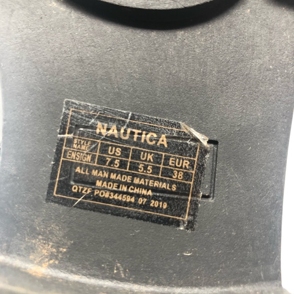 NAUTICA Black Ensign Buckle Bootie Sz 7.5 - Picture 10 of 11